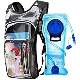 Hydration Backpack, Water Backpack with 2L Hydration Bladder, Rave Backpack Hydration Pack, Festival Essential for Raves, Hiking, Cycling, Climbing, Running, Outdoor, Camping and More