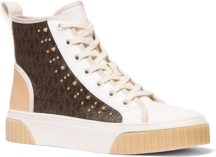 michael kors white high top sneakers