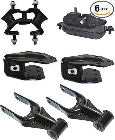 Amazon Com Ena Engine Motor And Trans Mount Set 6pcs Compatible With 2006 2011 Chevrolet Impala 2006 2007 Monte Carlo 3 5l A2818 A5372 A5372 A2906 A5263 A5263 Automotive