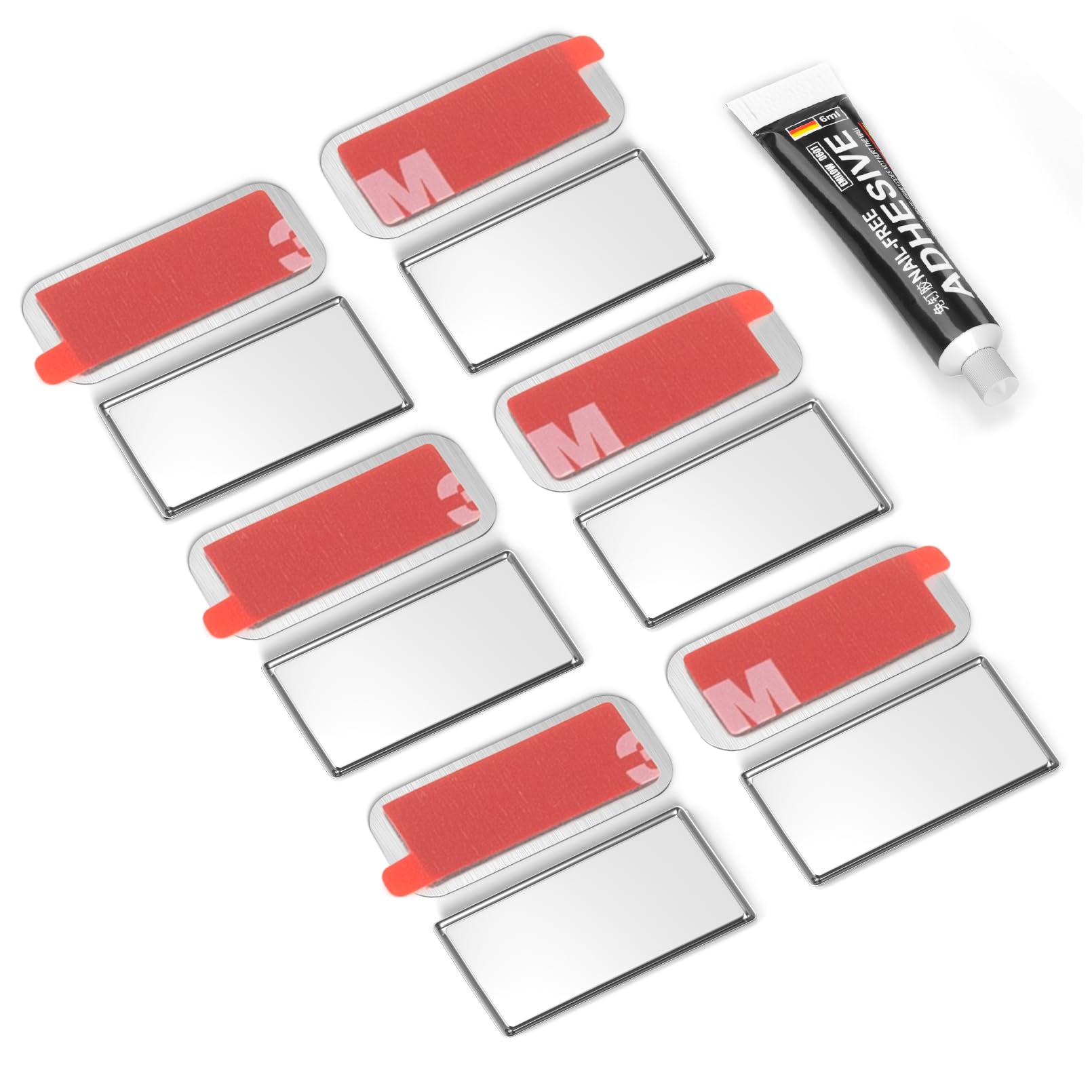 Tonitrui Cabinet Door Magnetic Catch, 6 Pack 0.09in Cabinet Door Magnets for Wardrobe Closet Shutter Drawer Cabinet Closure