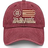 U.S. 250th Anniversary 250 Years Freedoms 1776-2026 Baseball Hats Funny