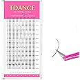 TDANCE Spikes Lash Extensions, Lash Spikes Thickness 0.07 D Curl Mix 14-19mm Matte Black Eyelash Extensions Spikes Lashes(Spikes,D-0.07,14-19mm)