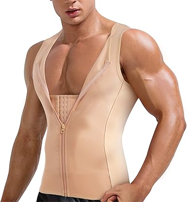 mens chest and stomach compression shirt