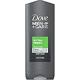 Dove Men+Care Body Wash and Face Wash For Fresh, Healthy-Feeling Skin Extra Fresh Cleanser That Effectively Washes Away Bacte