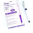 Pentel EnerGel Tradio Pearl Gel Ink Pen, (0.7mm), Medium Point Capped, Violet Ink, Box of 12 (BL117W-V)