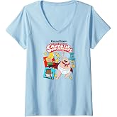 Womens Captain Underpants The First Epic Film Tra-la-laaaa! V-Neck T-Shirt