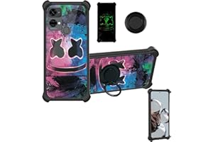 Aroepurt BLU G73 Case Compatible with BLU G73 G73W Phone Case Cover [Hard PC + Soft Silicone][Ring Support] [Luminous Effect] YGH-BQ