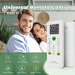 Universal AC Remote Control - 6000 in 1 LCD A/C