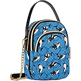 Sletend Small Cross body Bags for Women Quilted Crossbody Cell Phone Shoulder Purse Handbags Wallet Detachable Chain Bag