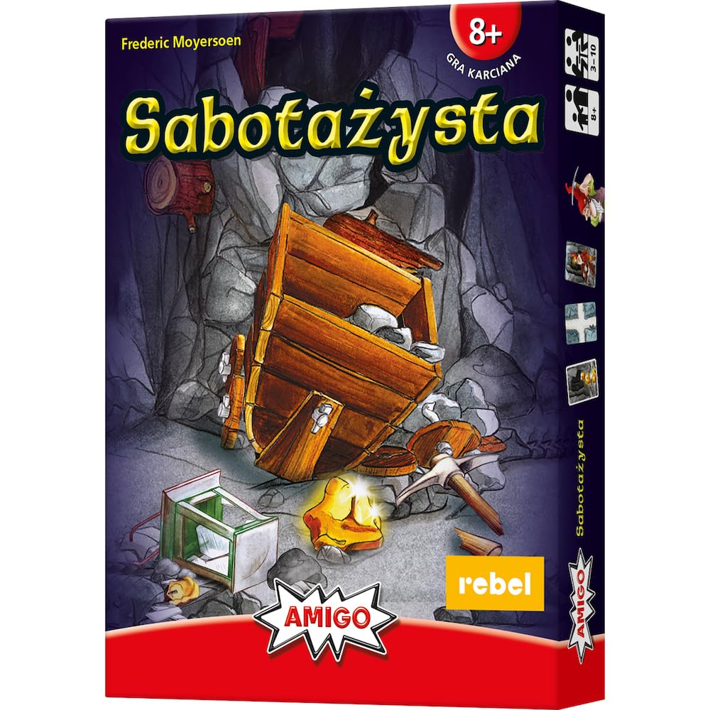Sabotażysta Gra Planszowa Towarzyska Imprezowa Rodzinna Board Game Po Polsku Rebel