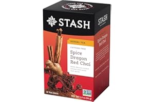 Stash Tea Spice Dragon Red Chai Herbal Tea, 18 Count