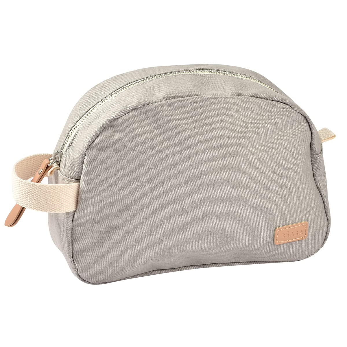 Béaba, Baby Toilet Bag, Baby Care Kit, Geneve Bag, Waterproof Fabric, 2 Inner Pockets, Soft Grey