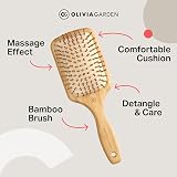 Olivia Garden Bamboo Touch Detangle Massage Brush L Eco-Friendly Scalp view 7