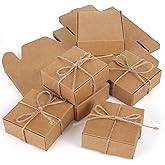 Naler Kraft Paper Boxes Mini Gift Box DIY Handmade Soap Holder Candy Chocolate Favor Box for Wedding Birthday Crafts Cake Pac