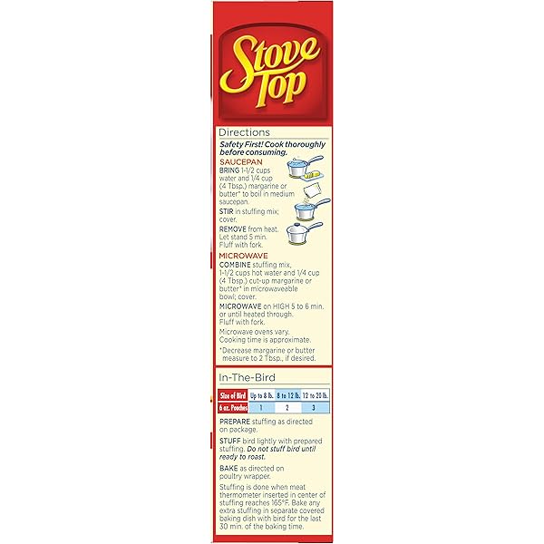 STOVE TOP TRADITIONAL SAGE STUFFING MIX (6 OZ BOX)
