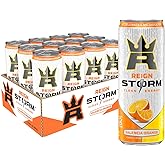 REIGN Storm, Valencia Orange, Fitness & Wellness Energy Drink, 12 Fl Oz | Pack of 12