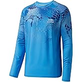 BASSDASH FS14M Men's Camo Gradient Performance Long Sleeve Fishing Shirt UPF50+