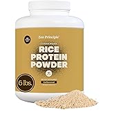 Zen Principle Organic Brown Rice Protein 6 LB. USDA Certified Organic. Unflavored. Non-GMO. Vegan.