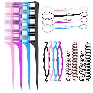 Amazon Com 20 Pcs Fashion Hair Styling Tools Diy Fast French