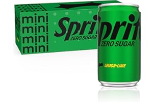 Sprite Zero Sugar Lemon Lime Diet Soda Pop Soft Drinks, 7.5 fl oz, 10 Pack