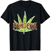 Pantera Official Vintage Leaf Logo T-Shirt Small