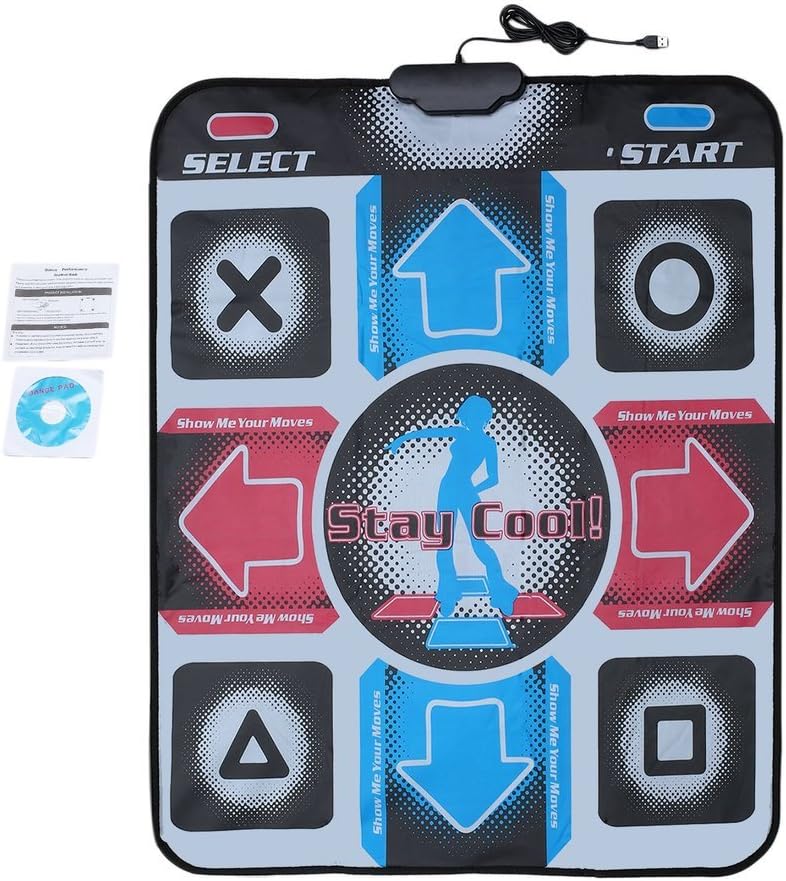 Non-Slip Dancing Step Dance Mat Pad Pads Dancer Blanket to PC with USB
