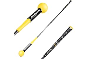 Goashpeaot Golf Swing Trainer, Golf Warm-Up Stick for Improve Strength Tempo Balance and Flexibility, Golf Training Aid Ideal for Indoor and Outdoor Practice