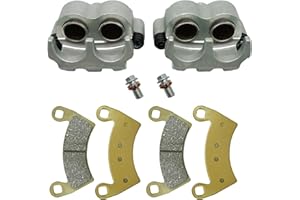 M MATI Rear Left Right Brake Caliper Pads for Polaris RZR 1000 XP, RZR Turbo, RZR RS1, RZR 900 4-Seater 1912141 1912142 1912478 1912479