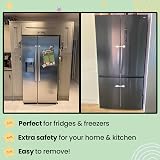 BooBoo Baby 4 Pack Child Proof Refrigerator Locks Adjustable 3-7in view 3