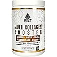 MO4T Multi Collagen Booster Powder – Extra Strength Collagen Supplement with Added Keratin, Biotin, Hyaluronic Acid, Vitamin C & Silica – Complete Doses of Extra Nutrients for Hair Nail & Skin–