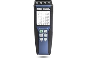 PerfectPrime TC0378, 4-Channels Thermocouple Thermometer K,J,E,T DataLogger, Isolated Input Protection 250VAC