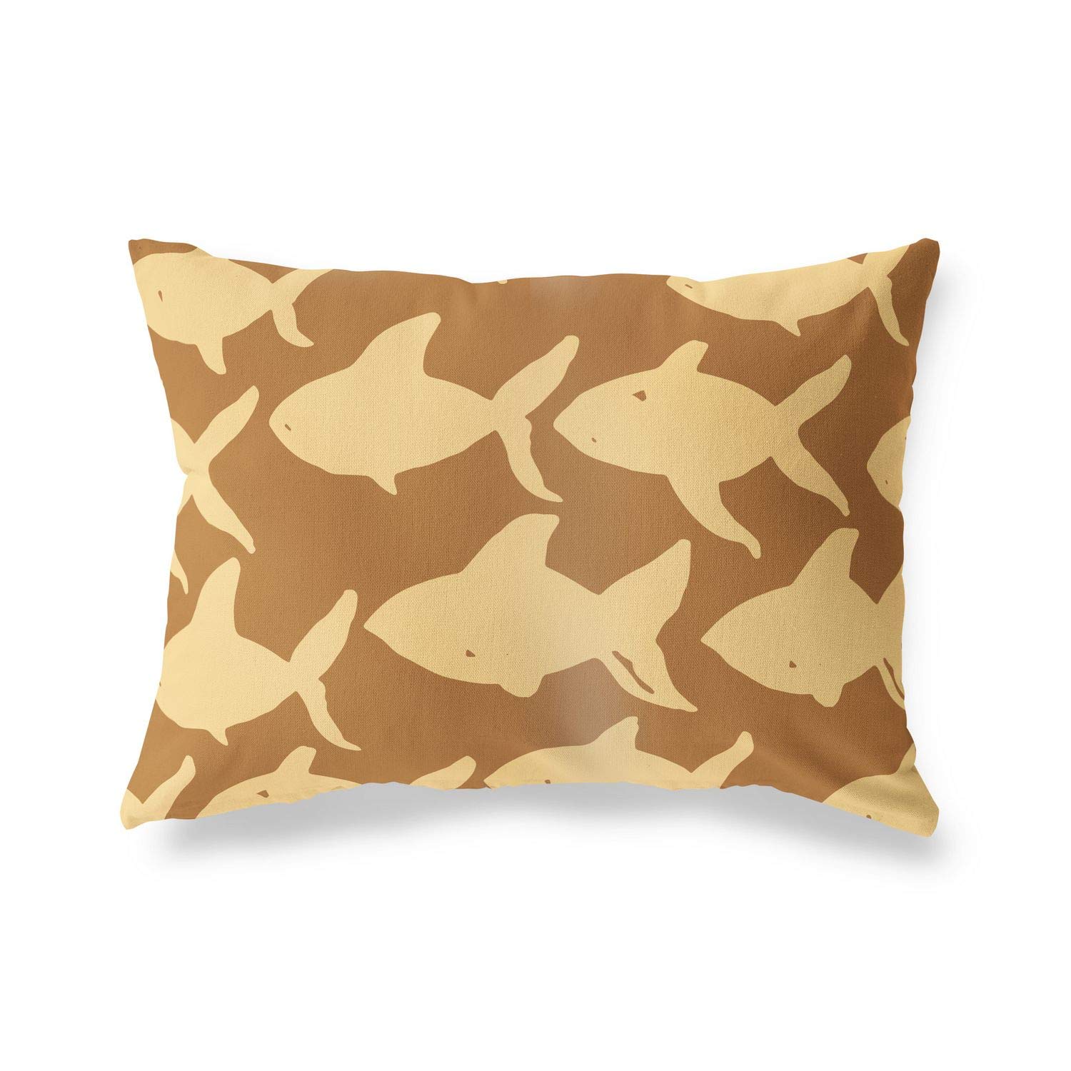 BonaMaison Decorative Cushion Cover, Brown Tones Throw Pillow Covers, Home Decorative Pillowcases for Livingroom, Sofa, Bedroom, Size: 45X60 Cm - Designed and Manufactured in Turkey