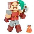 Mattel Minecraft Dungeons 3.25-in Collectible Greta Battle Figure And