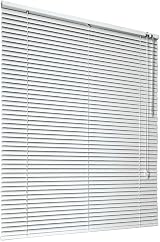 HSYLYM Aluminum Venetian Blinds 50x130 cm White 1 inch Slats
