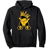Mens Alpha African 1906 Fraternity Hand Sign Crown Pullover Hoodie