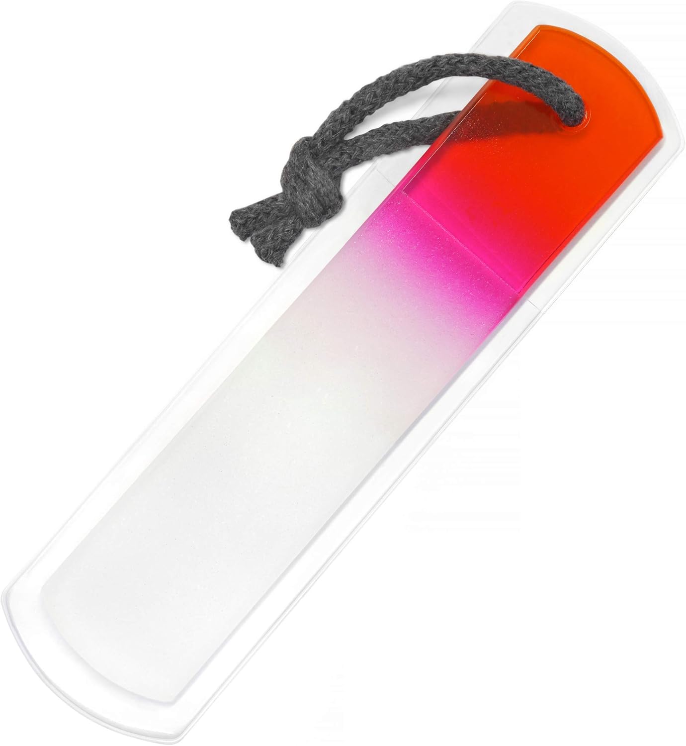 Glass Foot File, Gentle Callus Remover, Etched Double Sided Different Grit Surface, Pedicure & Spa Rough Skin Scrubber