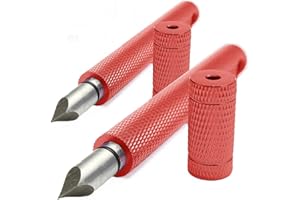 bfuee 2Pcs Groove Sharpener,Golf Groove Sharpener,for Golf Club,Suitable for U & V-Grooves Re-Grooving Tool and Cleaner for Wedges,Generate Optimal Backspin