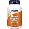 NOW Foods Supplements, Hemp Seed Oil 1,000 mg, Essential Fatty Acids, Nutritional Oil, 120 Softgels
