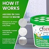 DIVCHI Dehumidifier 500ml Pack of 5 Moisture Absorbers Damp Remover view 5