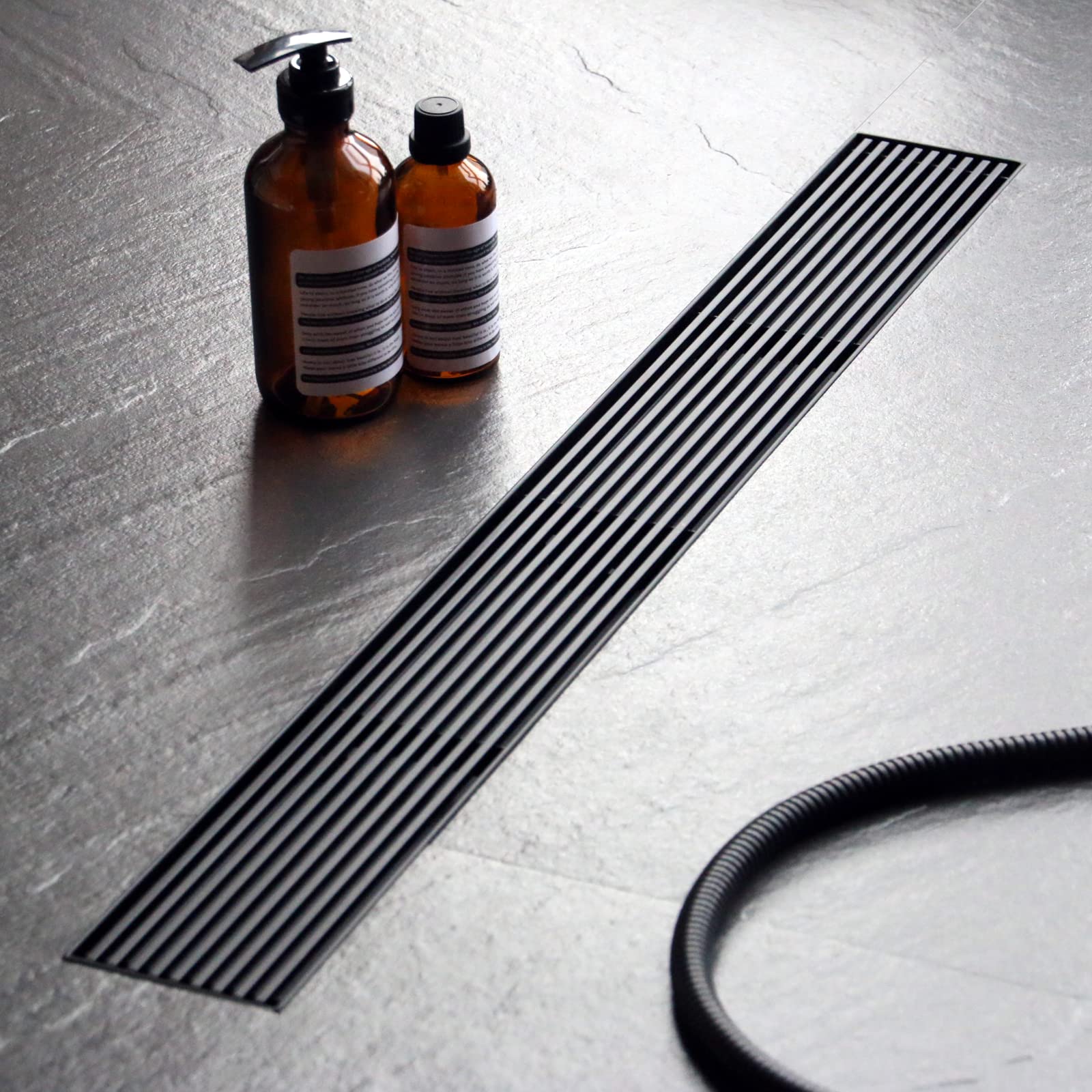 Sharpeye 24 Inch Linear Shower Drain with Removable Wedge Wire Pattern ...