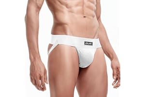 JOCKLAND Men's Jock Strap, Wide Band Mesh Male Underwear Jockstrap Athletic Supporter for Gym Vasectomy