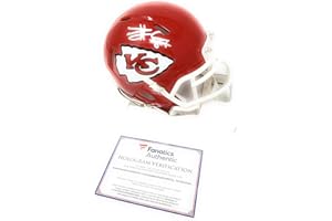 MISTER MANCAVE Travis Kelce Kansas City Chiefs Signed Autograph Speed Mini Helmet Fanatics Authentic Certified