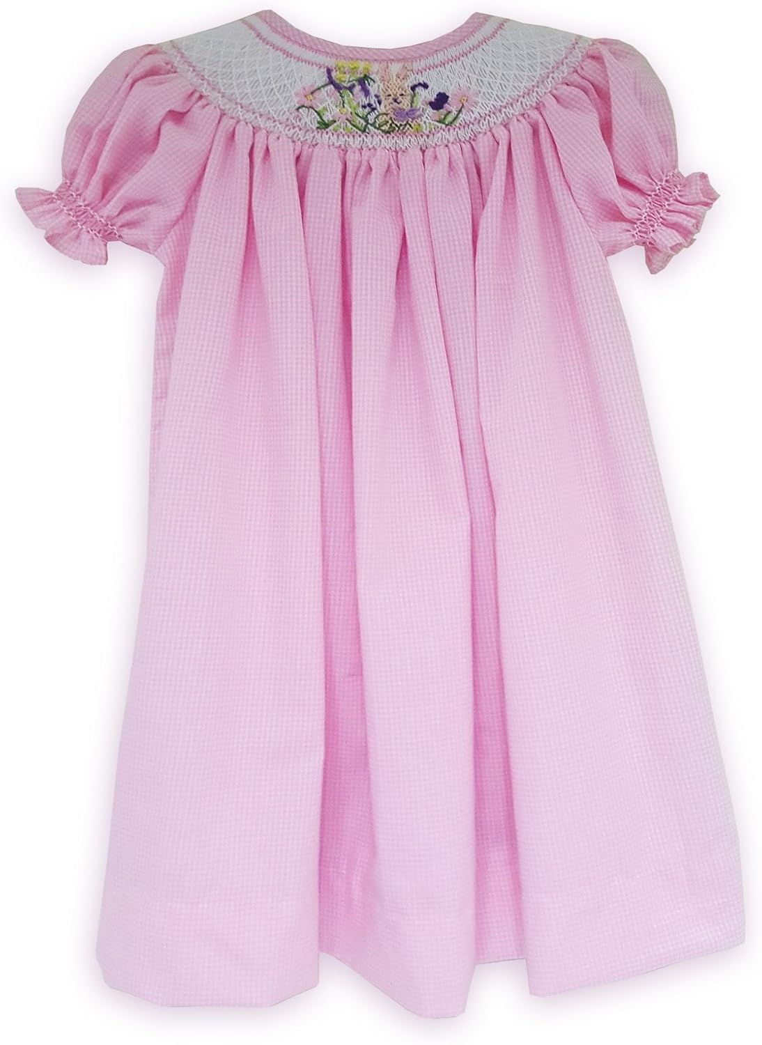 smocked easter baby girl