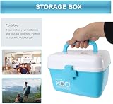 Zerodeko Lockable Medicine Storage Box 2 Layer Organizer for Safety view 9