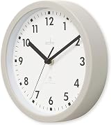 Acctim Nardo 20cm Radio Controlled Wall Clock Grey UK Model view 2