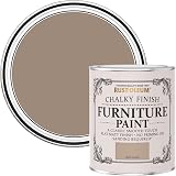 Rust-Oleum Brown Upcycled Furniture Paint Chalky Finish Salted Caramel 750ml