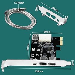 LinksTek 4-Ports 1394A PCIE FireWire 400 Expansion