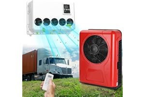 BAILIGO 12V Air Conditioner 12000 BTU, 12 Volt DC Air Conditioner for Truck Parking Split Electric AC Unit, Quiet A/C High Efficiency Cooling for Semi-Truck, Camper Trailer, Crane, Loader, Excavator, Tractor