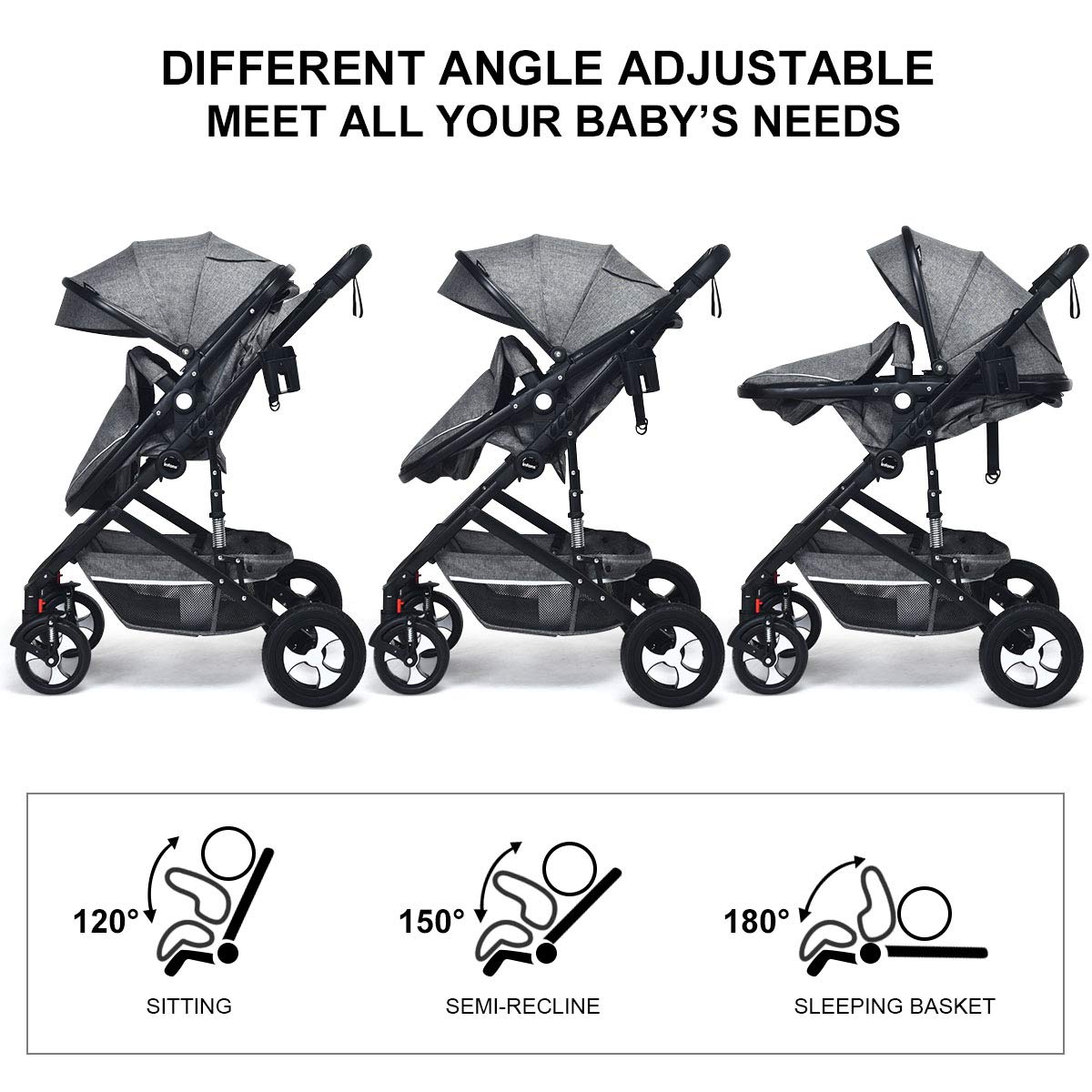 infans 2 in 1 baby stroller
