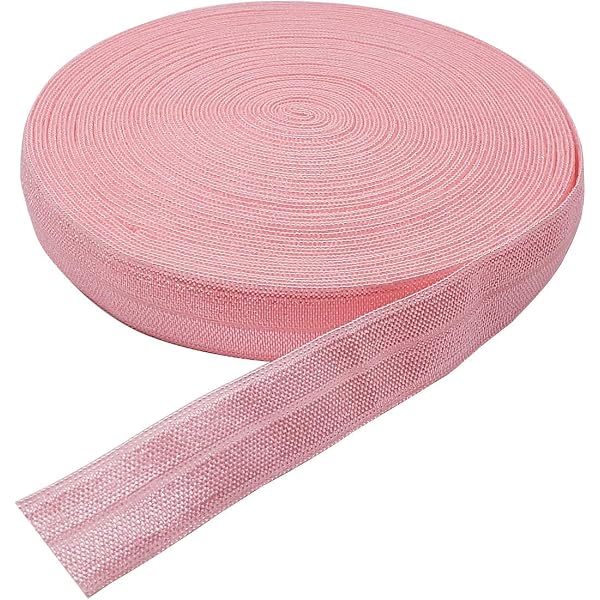 Bowtique Emilee 1-Inch Fold Over Elastic Spool – 10 Yards For Headbands & Crafts